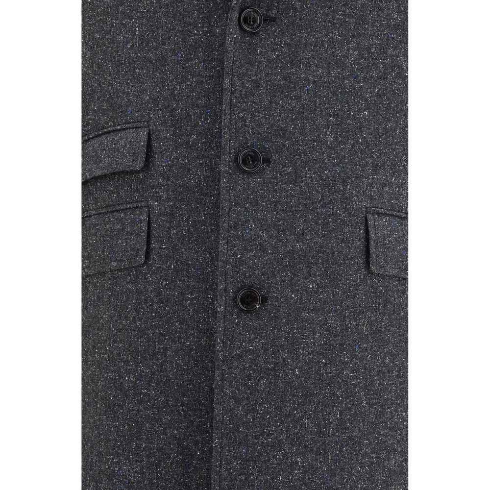 Gray Wool Oves Aries Coat