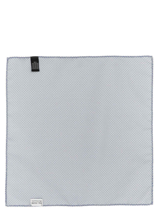 Blue Polyester Pocket Square