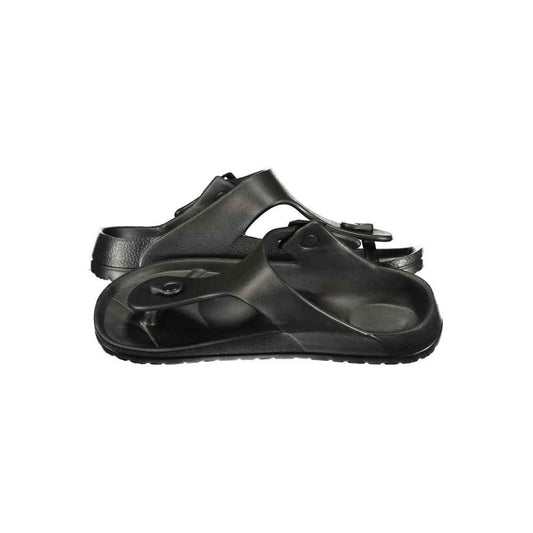 Black Plastic Men's Sandal
