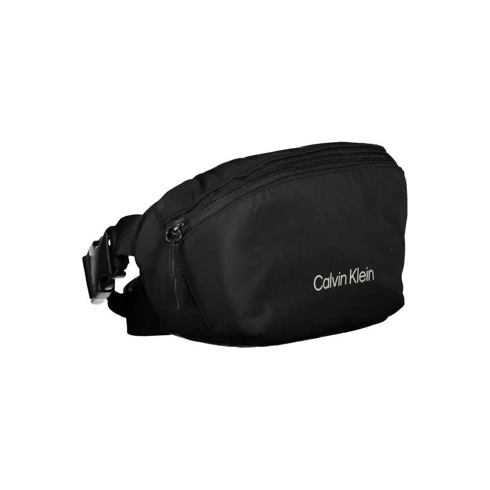 Black Polyester Men's Bag