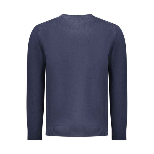 Blue Cotton Men's Sweater