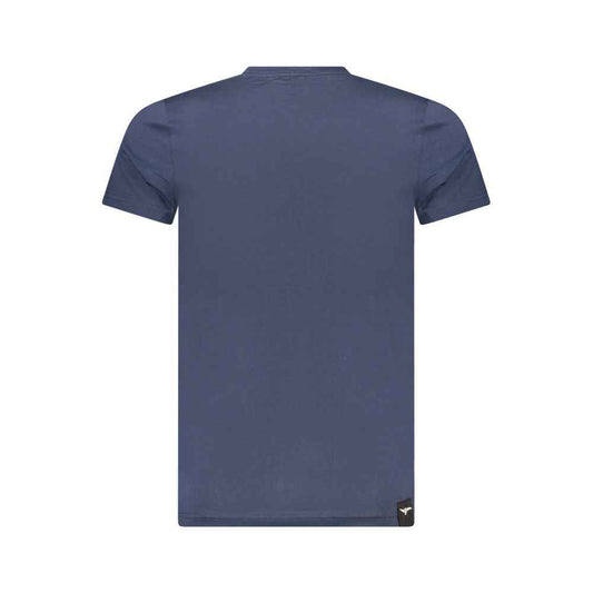Blu Cotton Mens T-Shirt