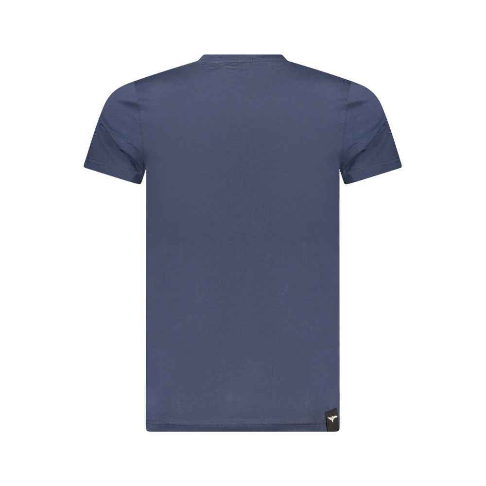 Blu Cotton Mens T-Shirt