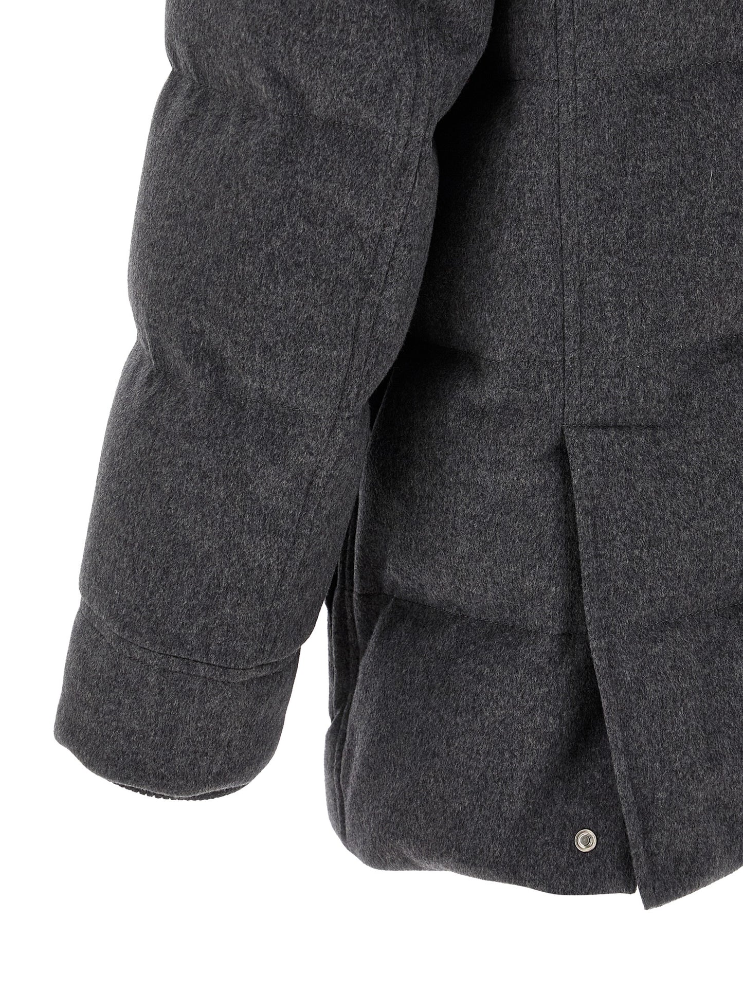 Gray Wool Parka