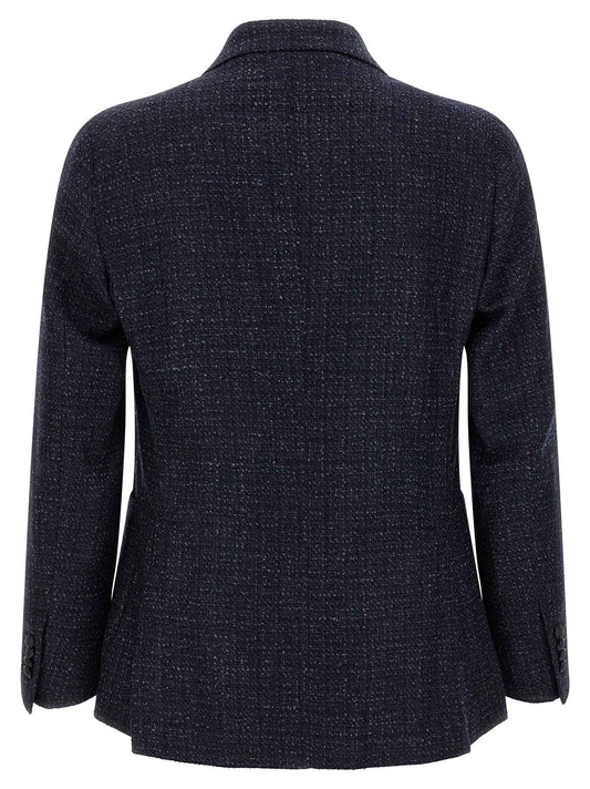 Blue Virgin Wool Blazer