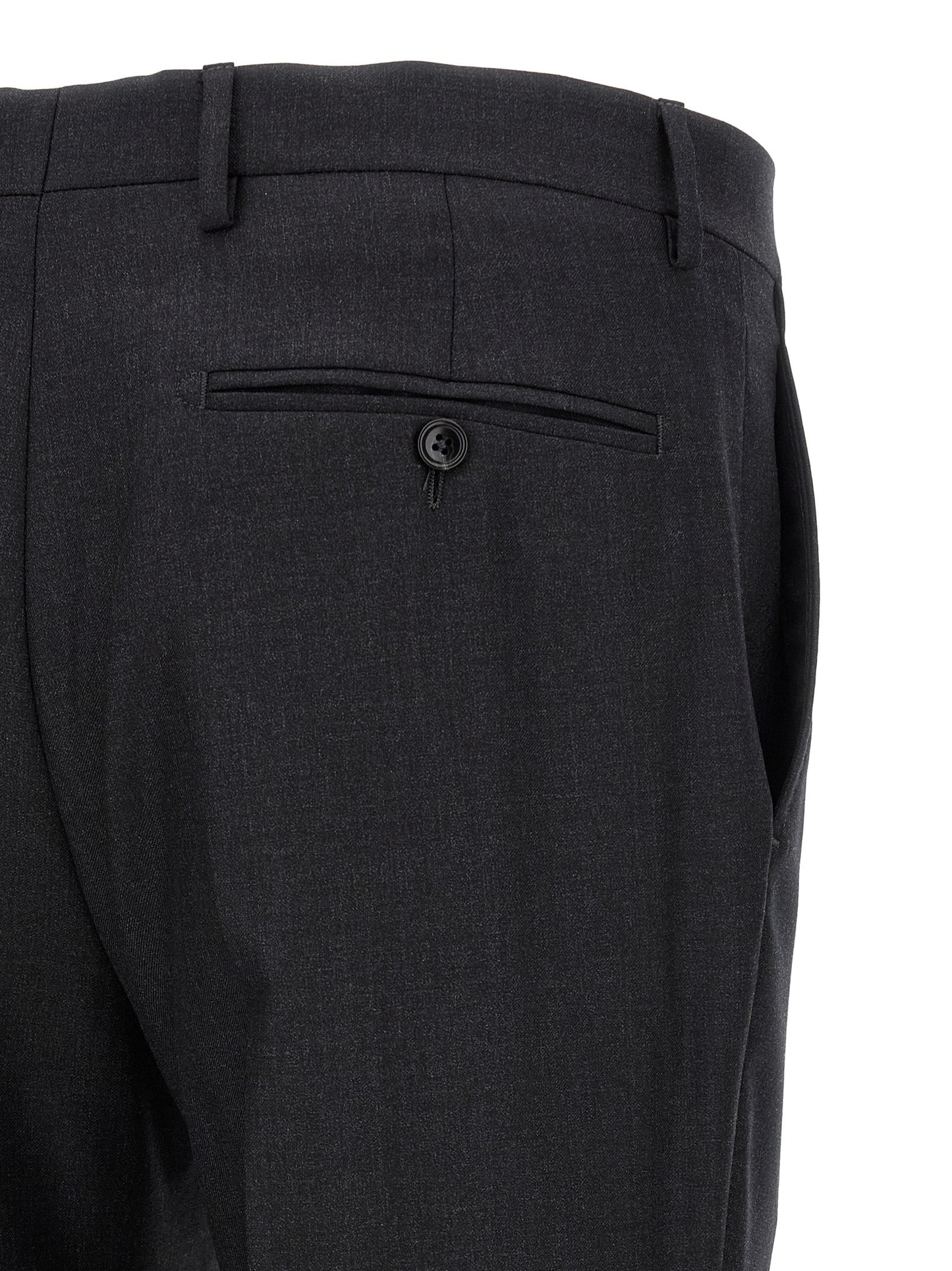 Gray Virgin Wool Two-Piece Suit