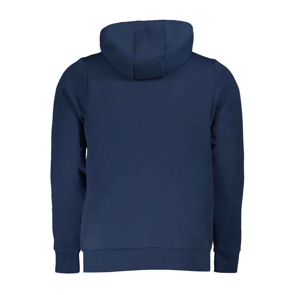 Blue Cotton Men Sweatshirt