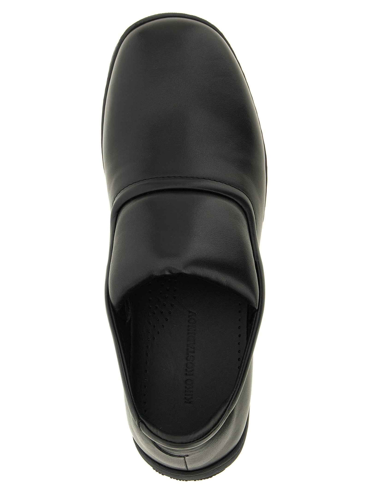 Black Calfskin Slip-On Loafers