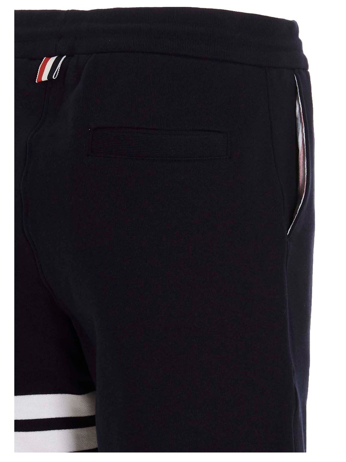 Blue Cotton Bermuda Shorts