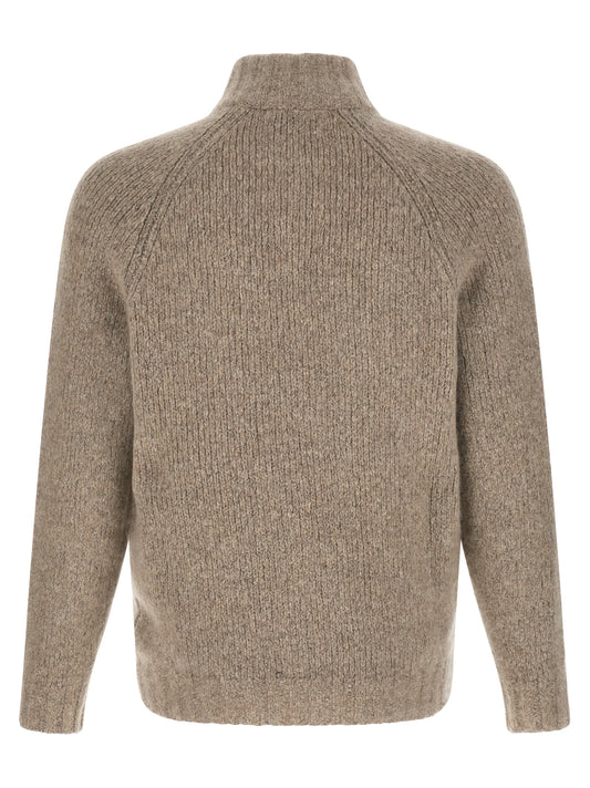 Beige Cashmere Cardigan