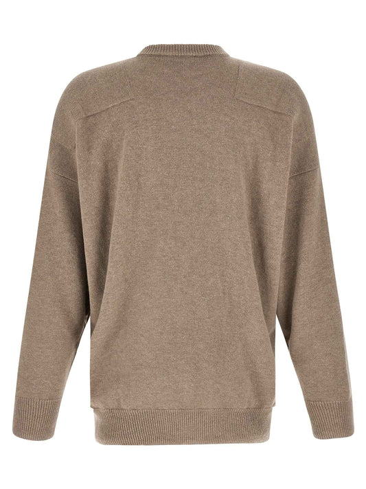 Beige Wool Cardigan