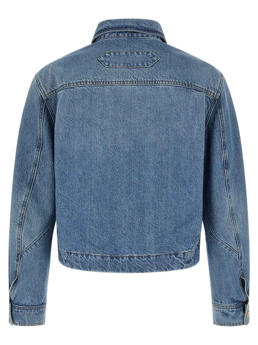 Blue Cotton Denim Jacket