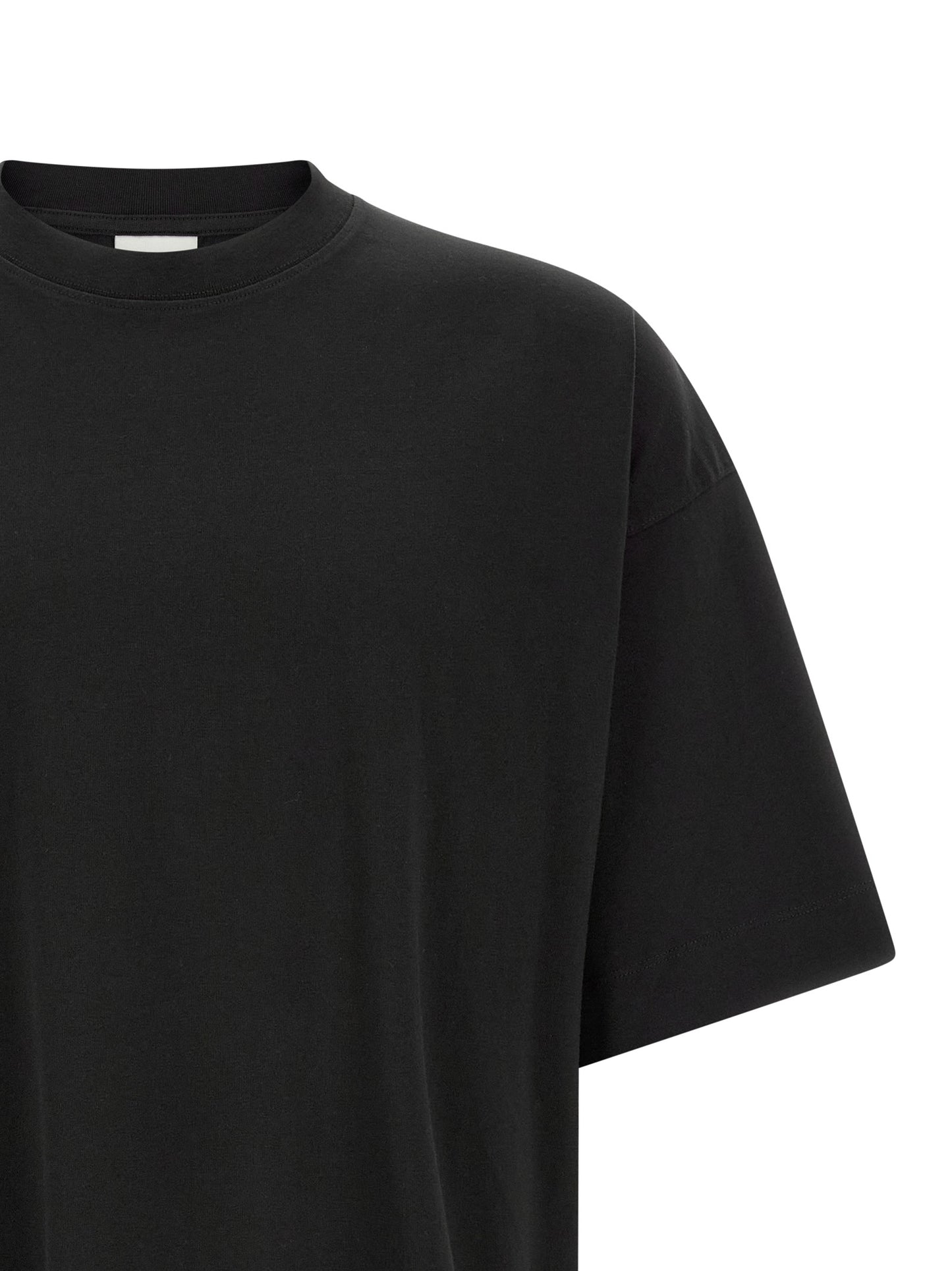 Black Cotton T-Shirt