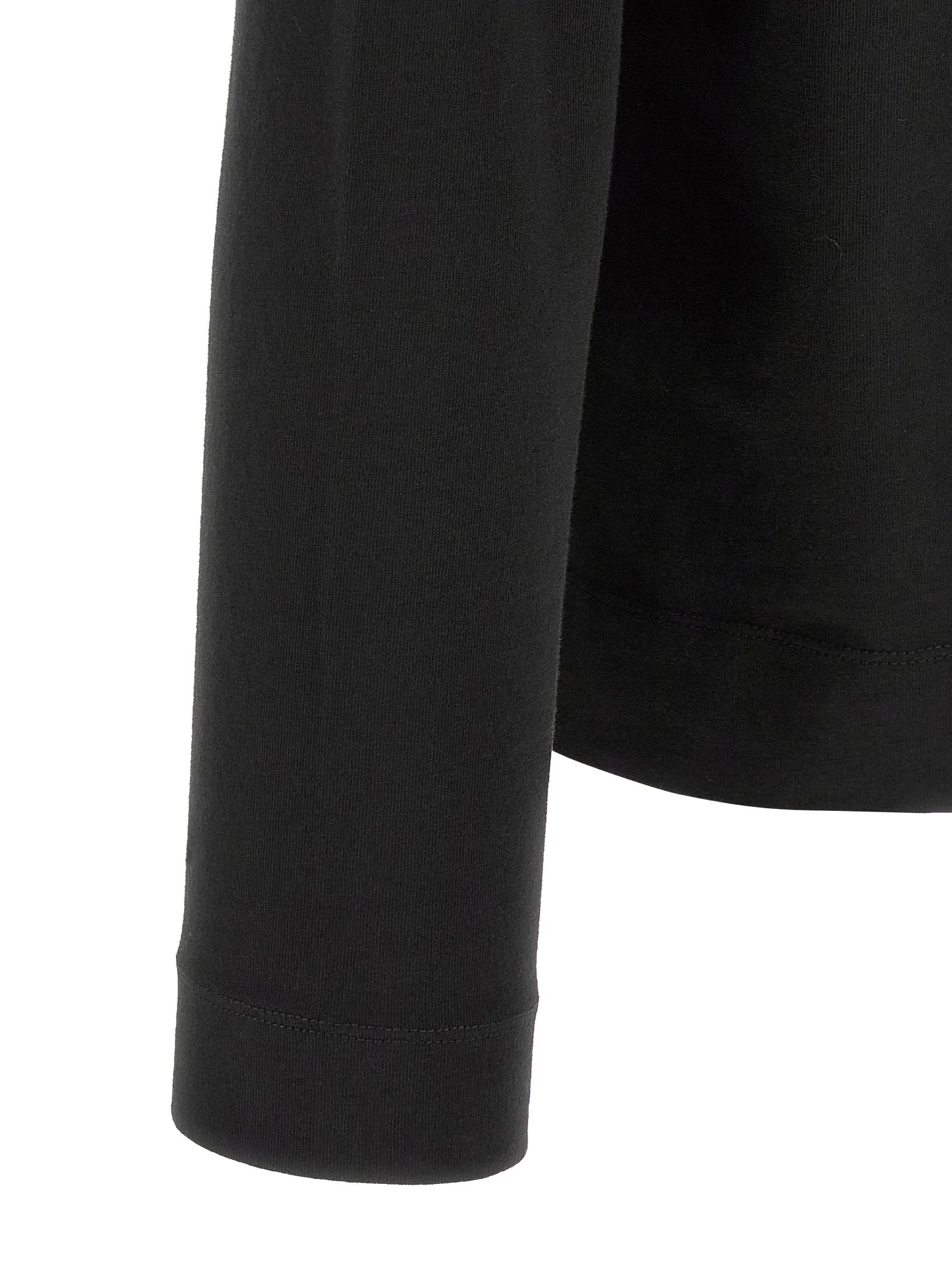 Black Cotton T-Shirt