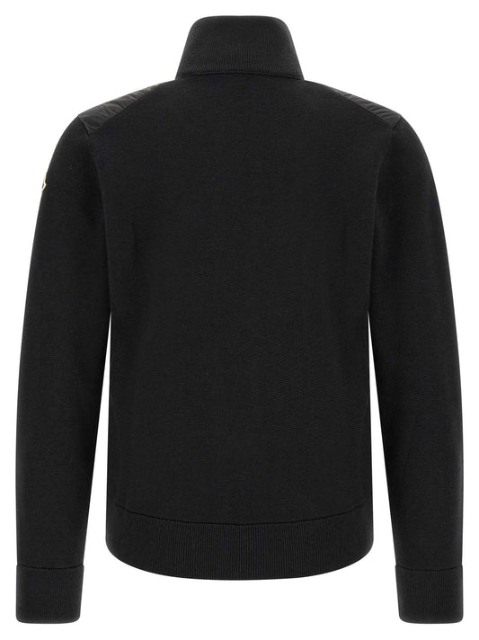 Black Polyamide Cardigan