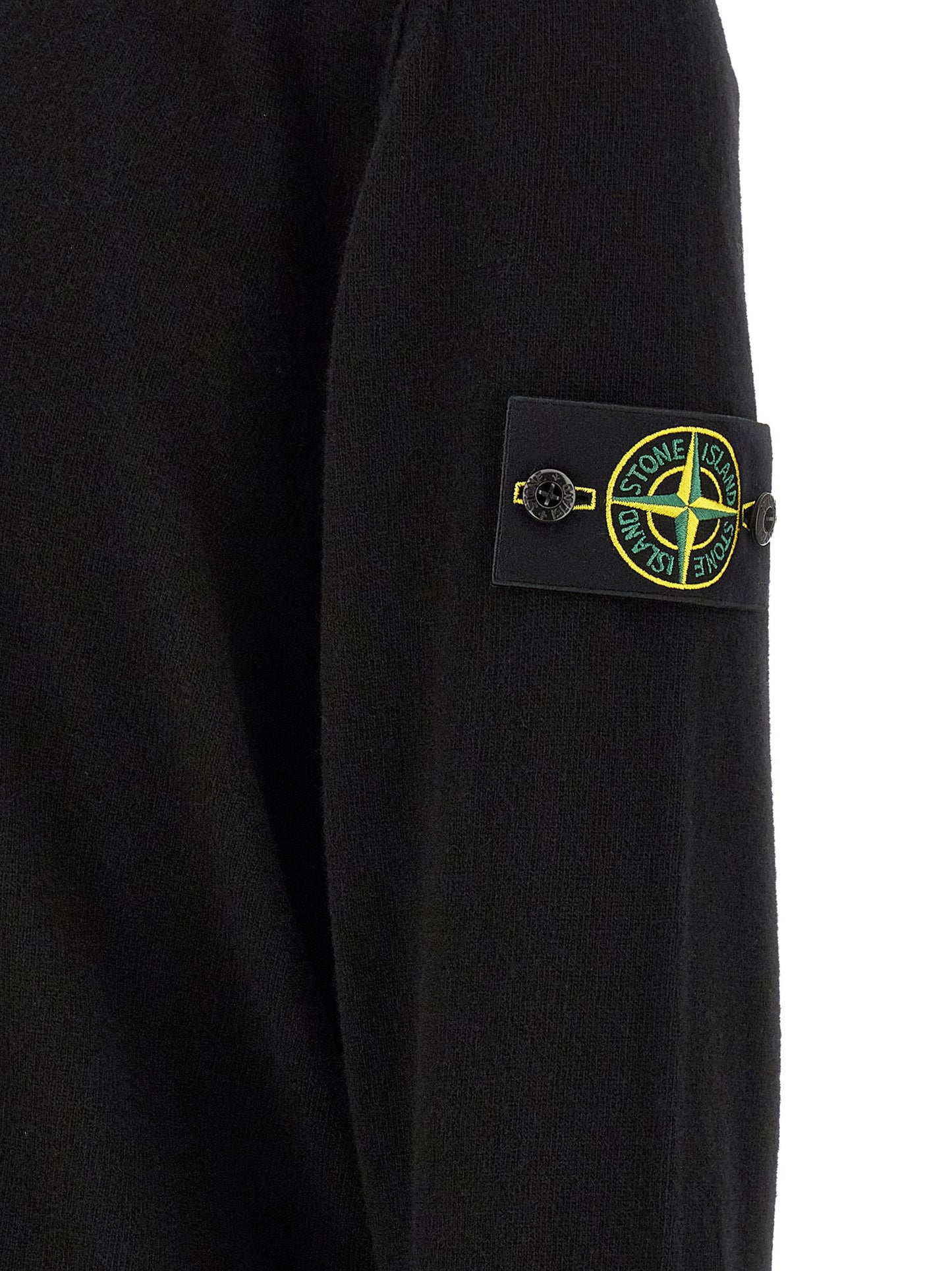Black Virgin Wool Polo Shirt