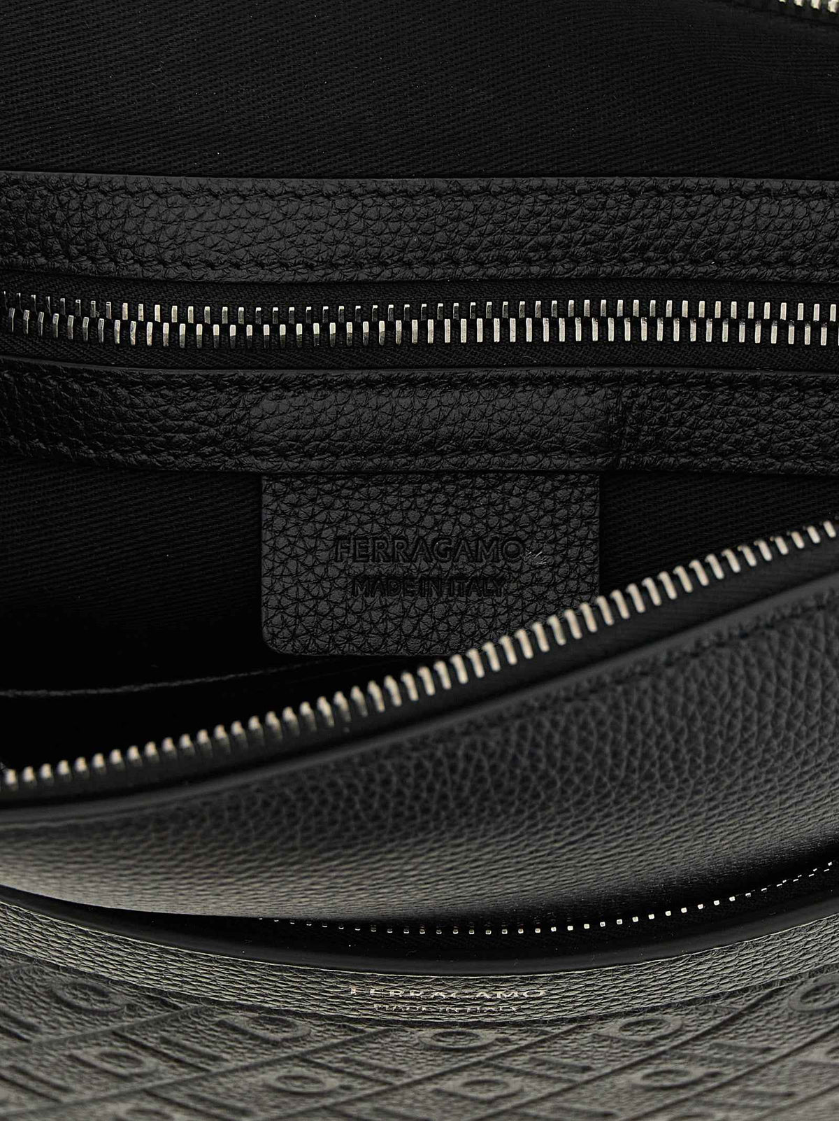 Black Calfskin Crossbody Bag