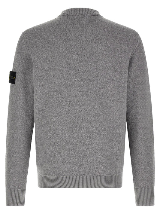 Gray Virgin Wool Cardigan