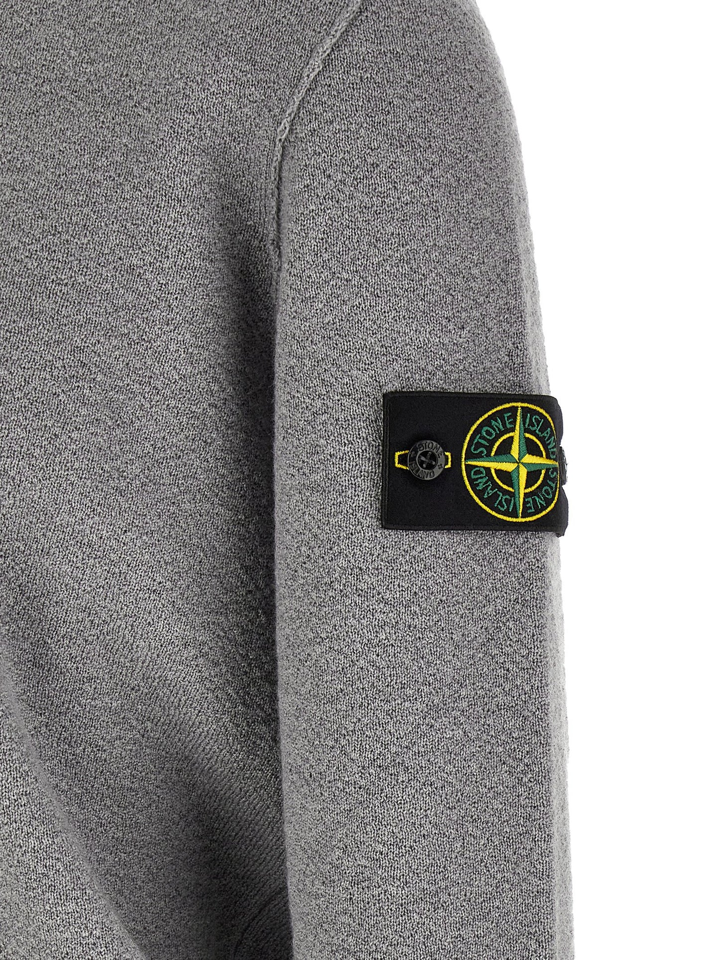 Gray Virgin Wool Cardigan