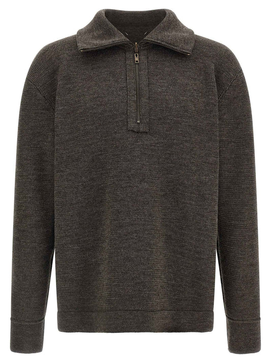 Gray Wool Cardigan