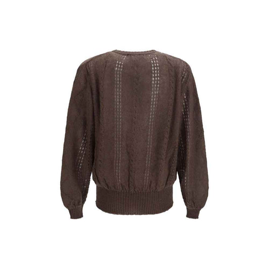 Brown Mohair Cardigan
