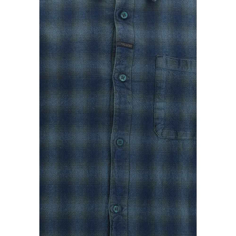 Bicolor Cotton Pattern Shirt