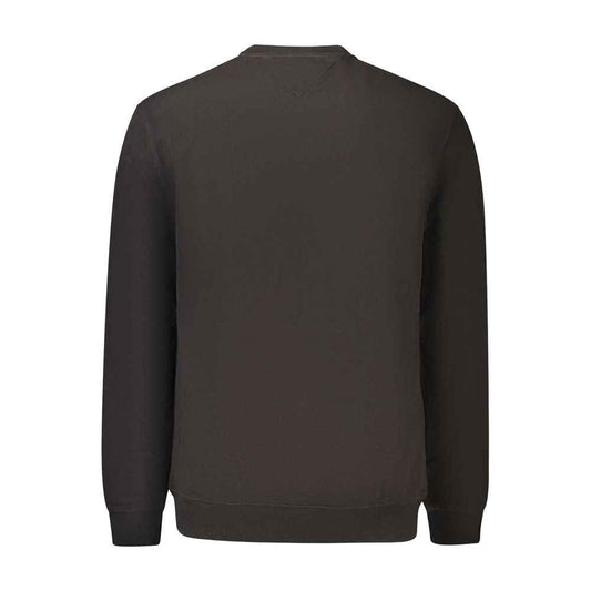 Black Cotton Men's Sweatshirt