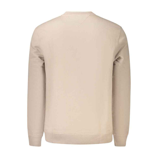 Beige Cotton Men's Sweatshirt