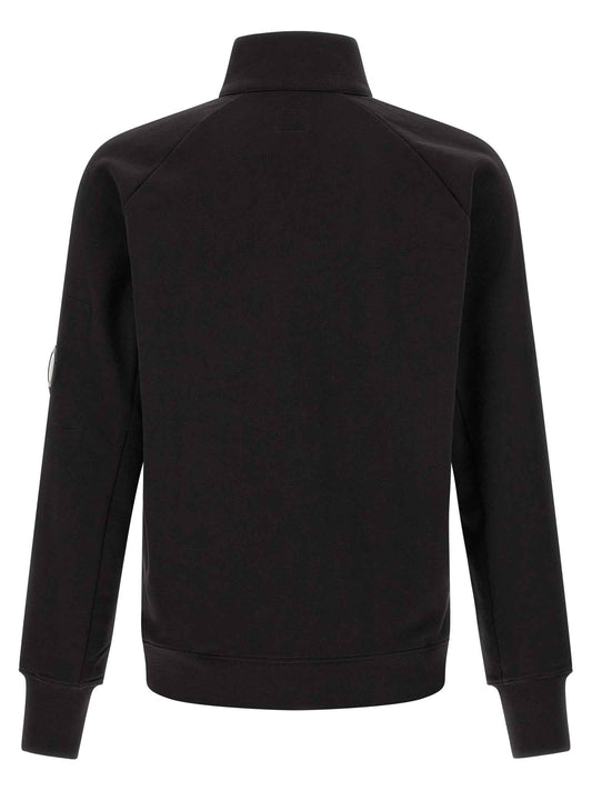 Black Cotton Sweatshirt
