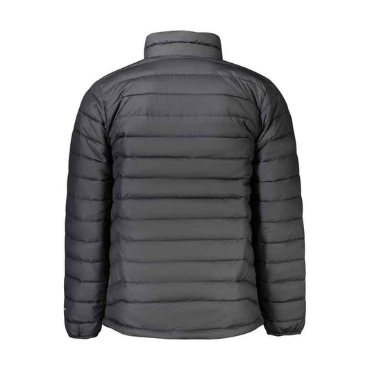 Black Polyester Men's Jacket
