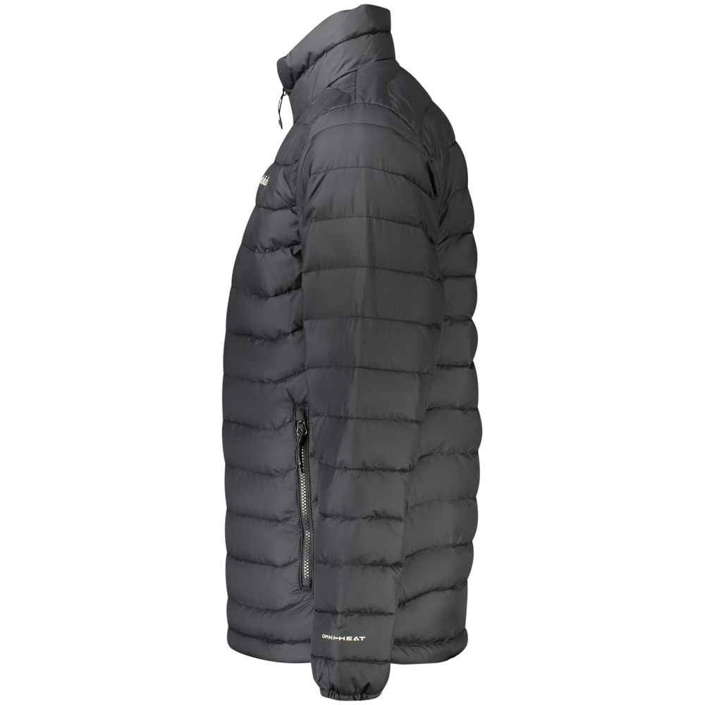 Black Polyester Men's Jacket