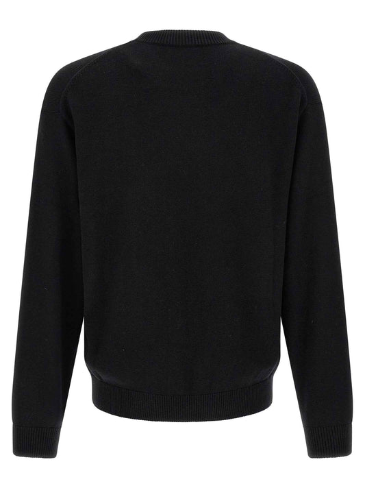 Black Cotton Sweatshirt