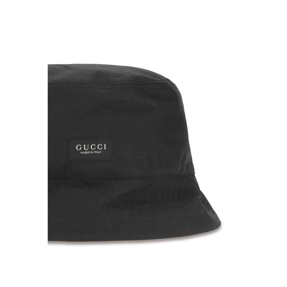 Black Cotton Bucket Hat