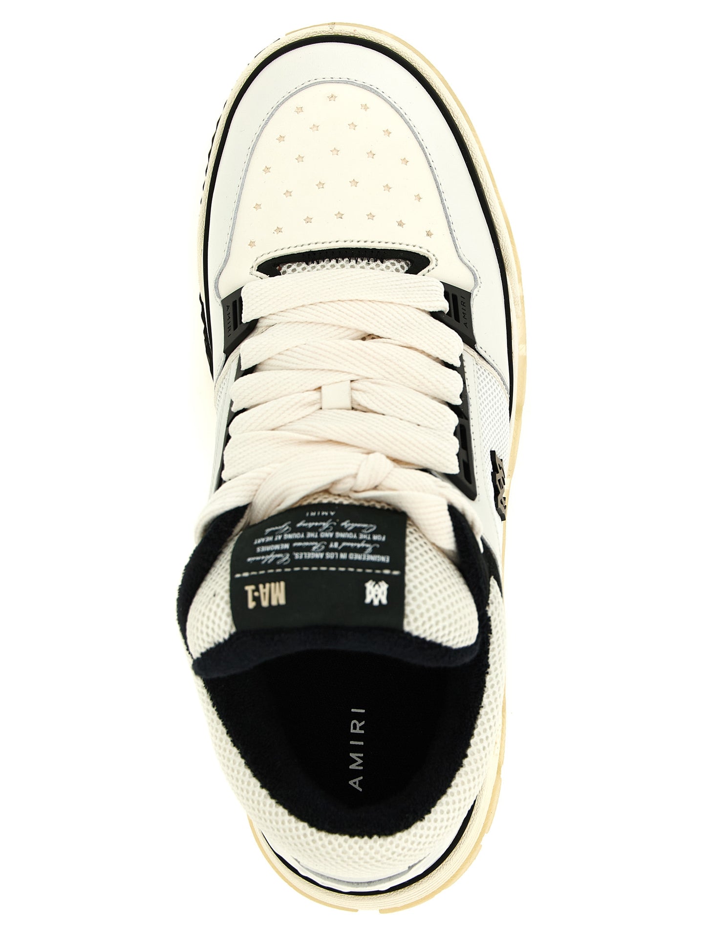 Bicolor Calfskin Athletic Sneakers