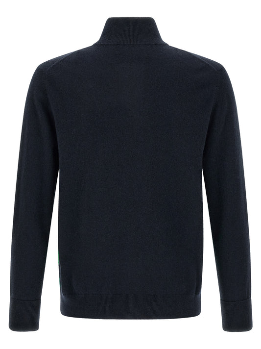 Blue Cashmere Cardigan