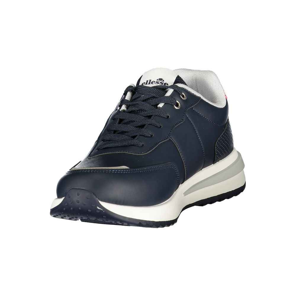 Blue Polyurethane Men's Sneaker