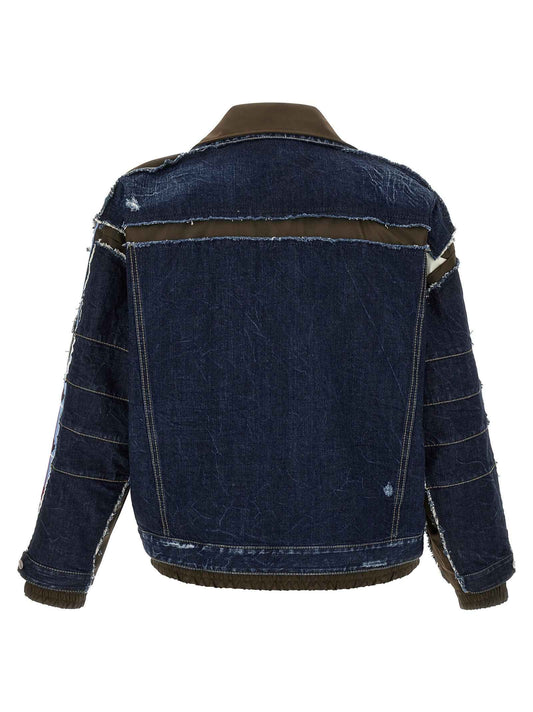 Blue Cotton Denim Jacket
