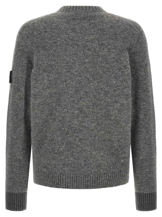 Gray Wool Cardigan