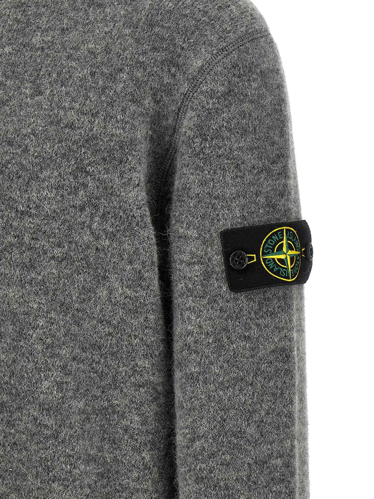 Gray Wool Cardigan