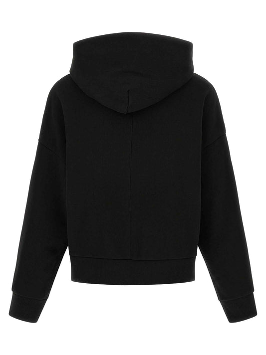 Black Cotton Sweatshirt