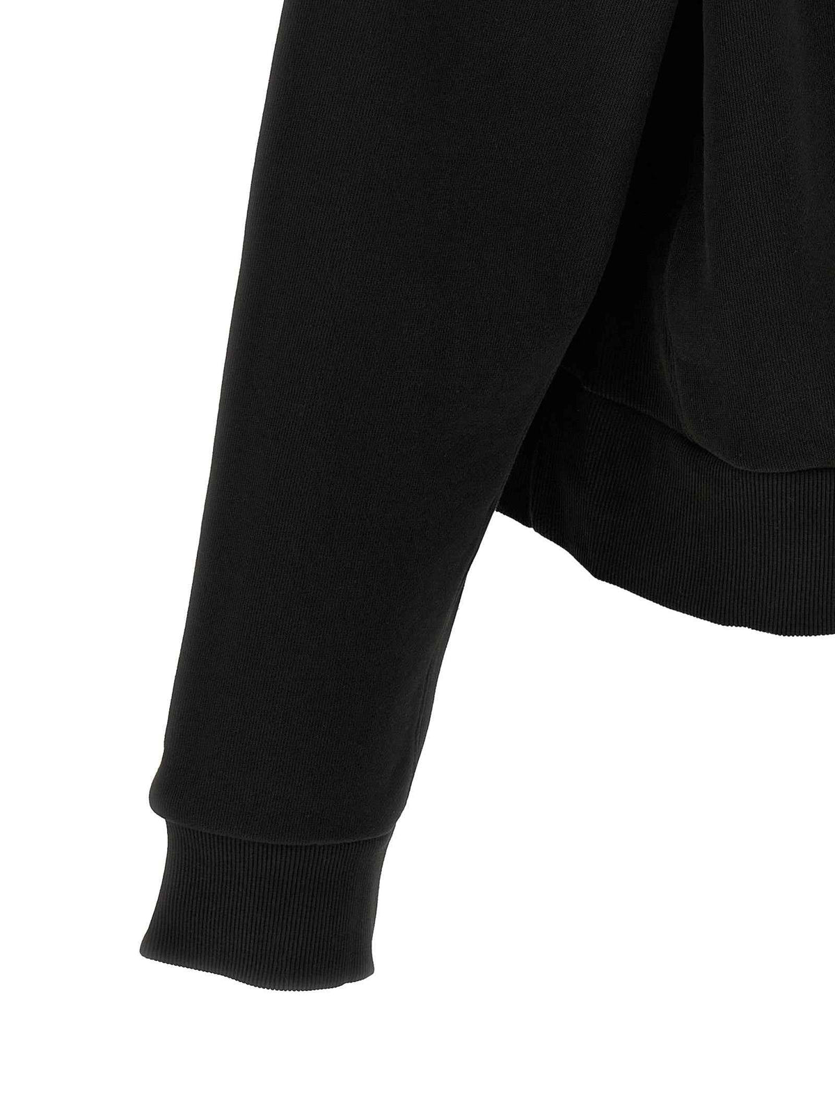Black Cotton Sweatshirt
