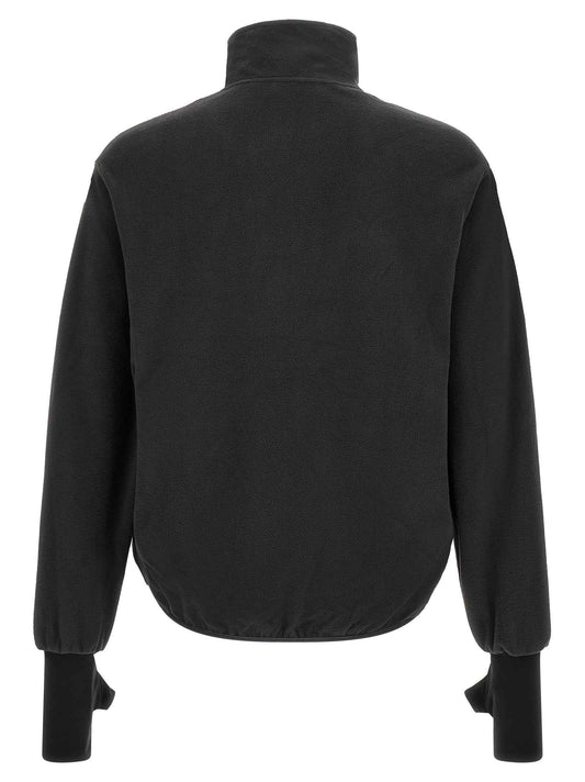 Black Polyester Sweatshirt