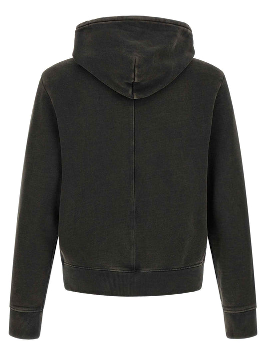 Black Cotton Sweatshirt
