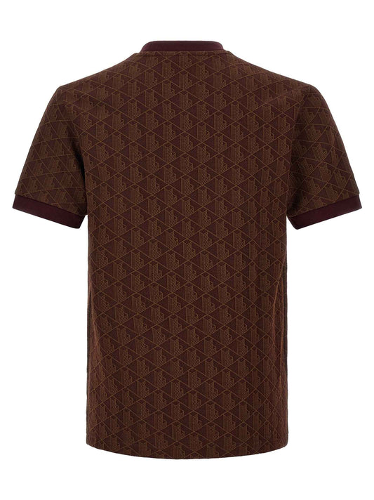 Brown Polyester T-Shirt