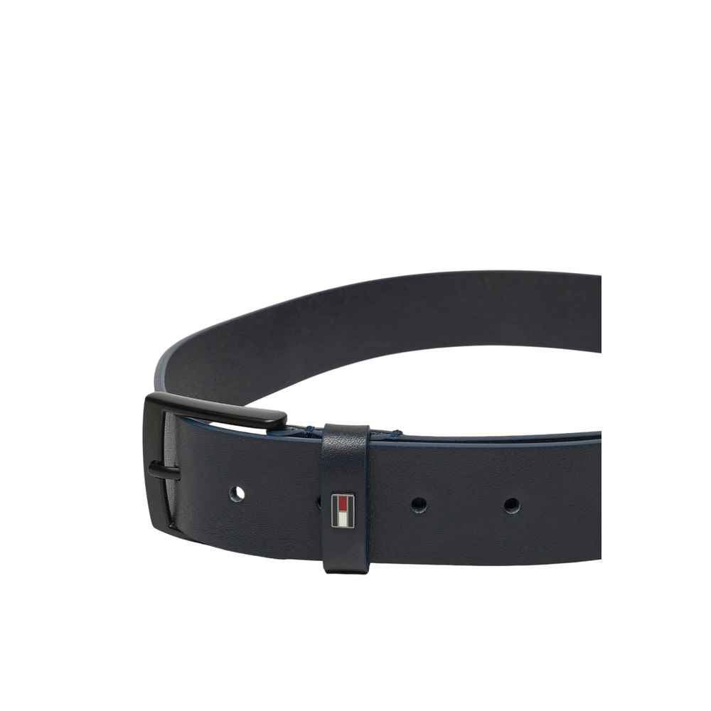 Blue Leather Regular Belt