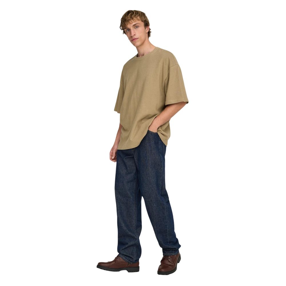 Brown Cotton T-Shirt