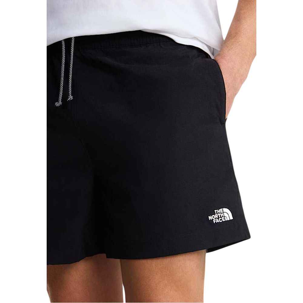 Black Nylon Bermuda Shorts