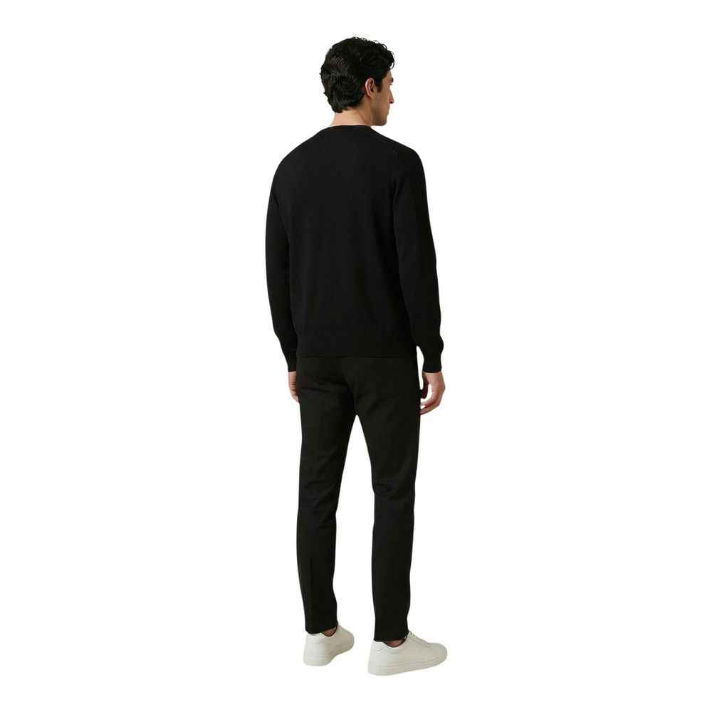 Black Cotton Skinny Pants
