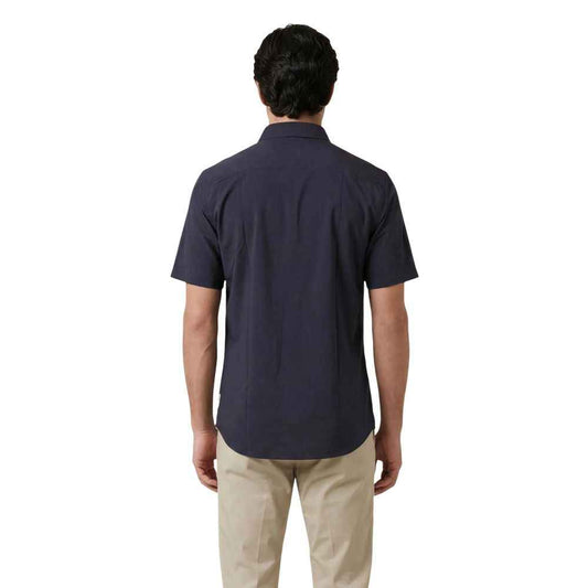 Blue Polyamide Shortsleeve Shirt