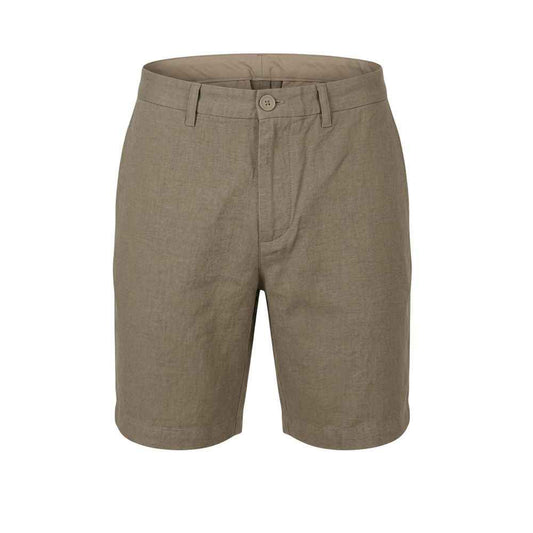 Green Cotton Bermuda Shorts